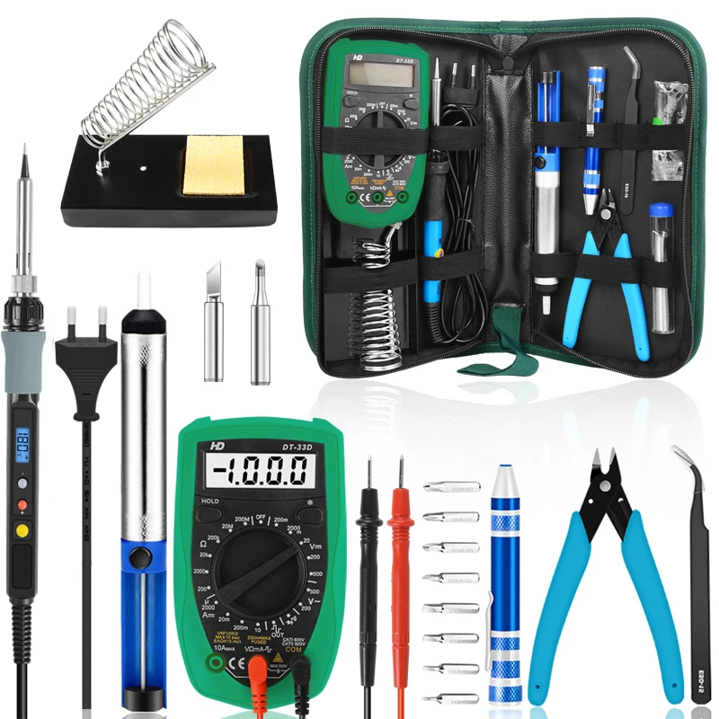 Handskit-110V-220V-60W-Soldering-Iron-Kit-with-Multimeter-Screwdriver-Adjustable-Temperature-Electric-Solder-Iron-Welding