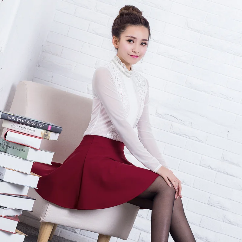 New Style Half-length Pleated Skirt Women's peng peng san Skirt High-waisted Base Solid Color Fashion Short Skirt
New Style Half-length Pleated Skirt Women's peng peng san Skirt High-waisted Base Solid Color Fashion Short Skirt