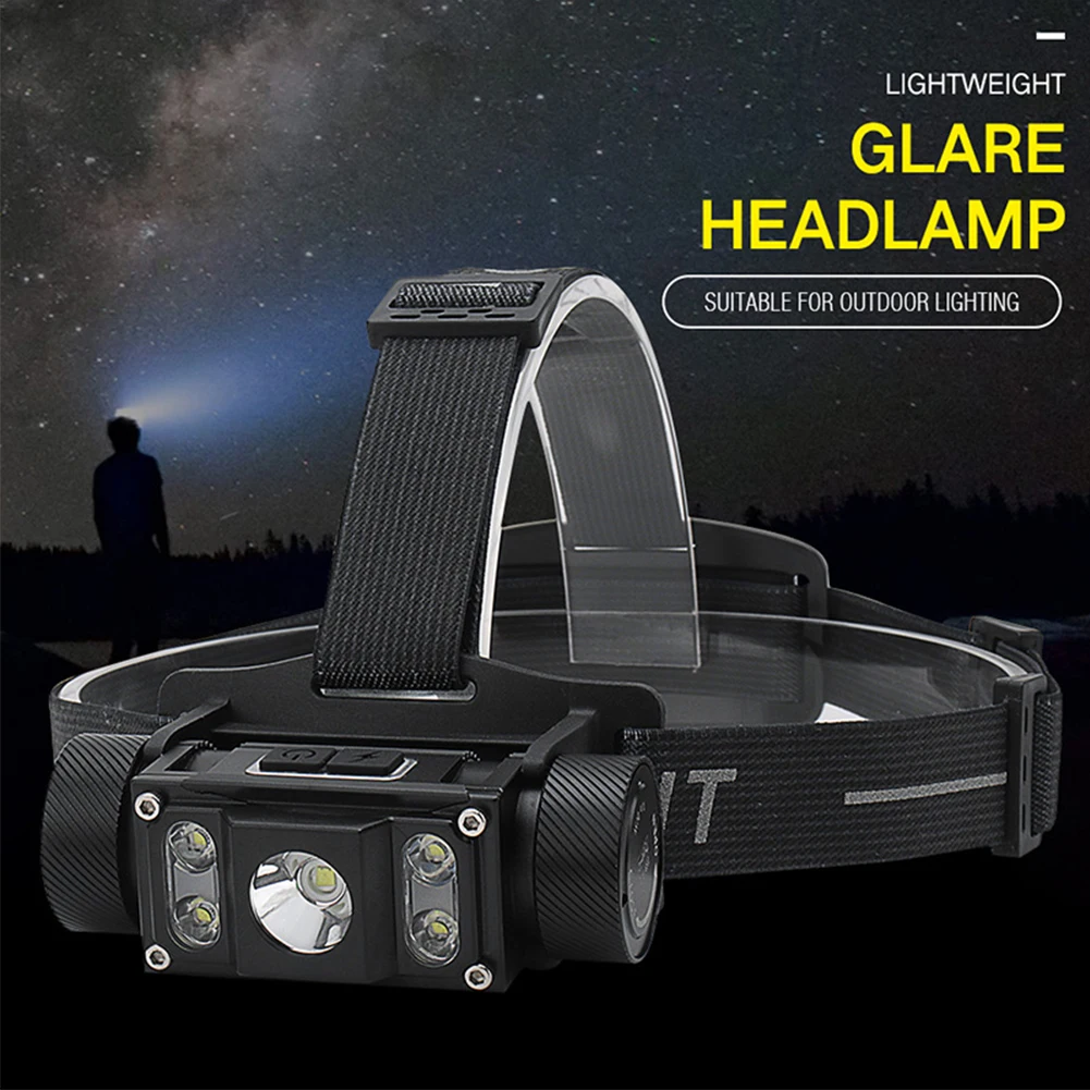 Rechargeable Healdamp Type-C USB Work Light with Magnet Waterproof for Outdoor Camping Working Repairing Hiking Black
Rechargeable Healdamp Type-C USB Work Light with Magnet Waterproof for Outdoor Camping Working Repairing Hiking Black