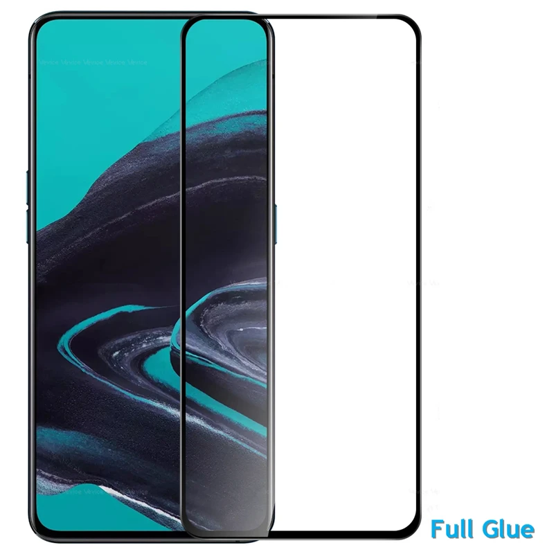 1 шт. полное клеевое Защитное стекло для OPPO Reno2 Z закаленное покрытие F 9H 2.5D