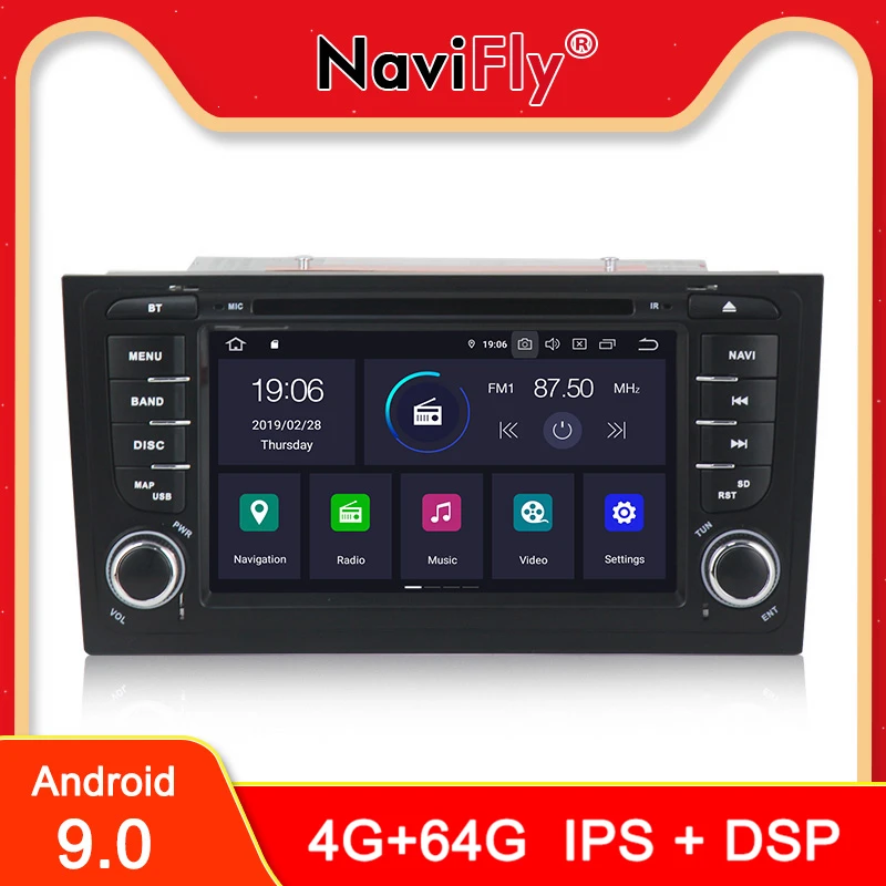 NaviFly IPS DSP 7inch 2 Din Android 9 car dvd player for Audi A6 S6 1999 2000 2001 2003 RS6 2002 2004 Auto radio gps navigation
NaviFly IPS DSP 7inch 2 Din Android 9 car dvd player for Audi A6 S6 1999 2000 2001 2003 RS6 2002 2004 Auto radio gps navigation