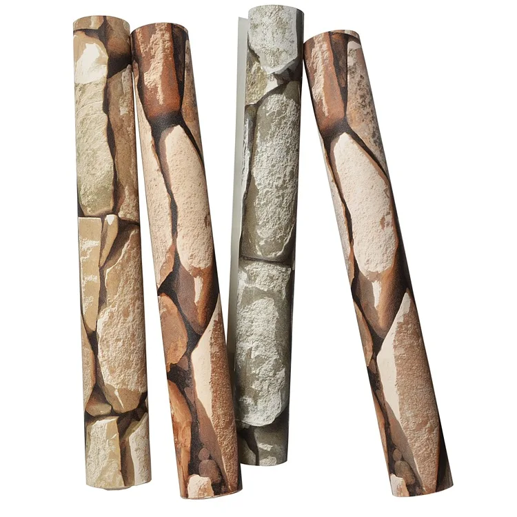 Wallpaper PVC retro 3D stereo imitation stone texture wallpaper decoration bedroom TV wall living room wallpaper 53cm x 9.5 m 2 Mallzona H5e2ff0c4f66e4374b9110cc377ec8d66l Wallpaper PVC retro 3D stereo imitation stone texture wallpaper decoration bedroom TV wall living room wallpaper 53cm x 9.5 m Mallzona