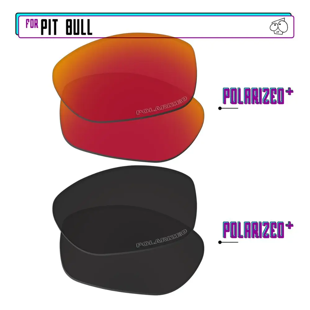 EZReplace Polarized Replacement Lenses for - Oakley Pit Bull Sunglasses - BlackPPlus-RedPPlus
EZReplace Polarized Replacement Lenses for - Oakley Pit Bull Sunglasses - BlackPPlus-RedPPlus