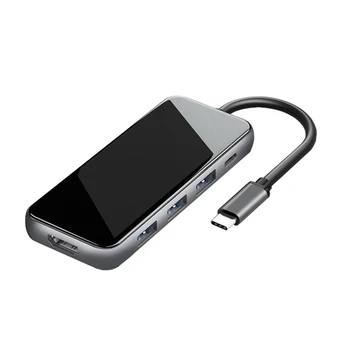 MultiFunction USB C Hub Adapter 5 In1 USB3.0X3+PD+HDMI USB Hub for Phone for Window Android Macos
MultiFunction USB C Hub Adapter 5 In1 USB3.0X3+PD+HDMI USB Hub for Phone for Window Android Macos