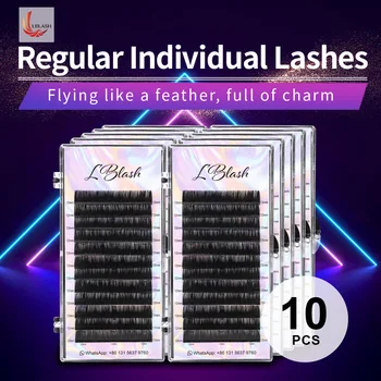 10CASE Eyelashes Extension Silk Fiber Individual False Eyelash Extensions Classic Natural Lash Extension Supply Russian Lashes
10CASE Eyelashes Extension Silk Fiber Individual False Eyelash Extensions Classic Natural Lash Extension Supply Russian Lashes