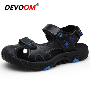 2020 Beach Sport Sandals Summer Outdoor Genuine Leather Hiking Sandals Men Trekking Shoes Non-slip Rubber Soft Sandalias Hombre
2020 Beach Sport Sandals Summer Outdoor Genuine Leather Hiking Sandals Men Trekking Shoes Non-slip Rubber Soft Sandalias Hombre
