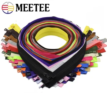 Meetee 3pcs 80/90/100/120cm 5# Open-end Resin Zipper Double Sliders Zip DIY Jacket Coat Tent Clothing Sewing Repairs Accessories
Meetee 3pcs 80/90/100/120cm 5# Open-end Resin Zipper Double Sliders Zip DIY Jacket Coat Tent Clothing Sewing Repairs Accessories
