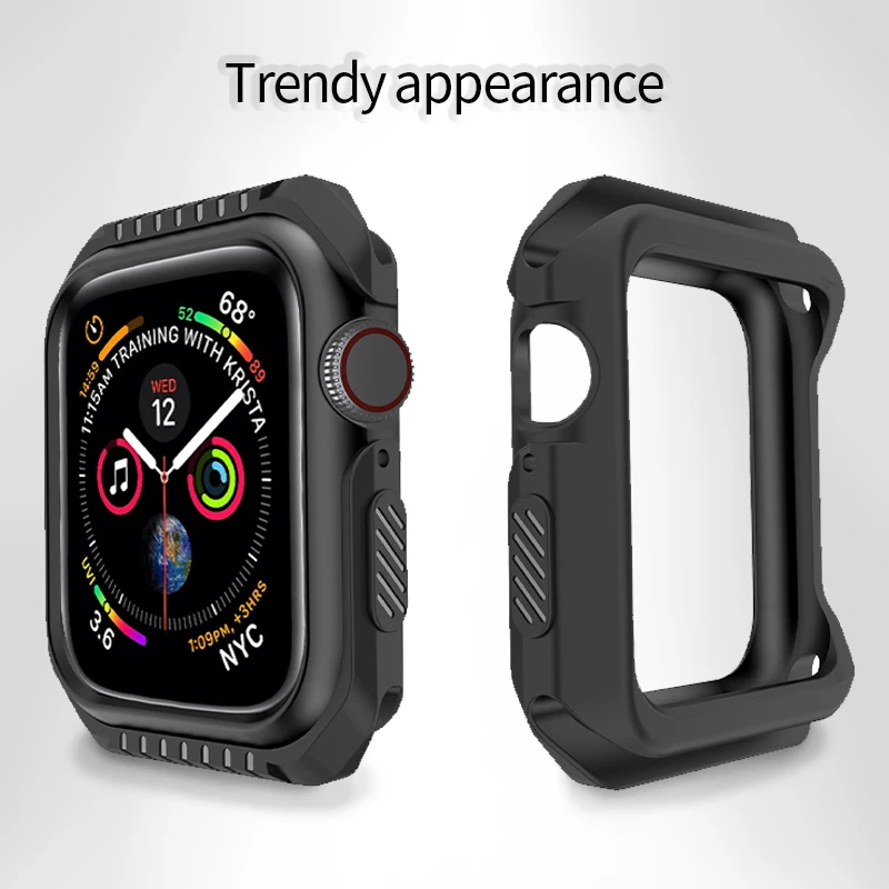 Two-tone Full Case for Apple Watch series 3 2 1 soft rubber Protective Shell for iWatch 4 5 premium design Watch safety Bumper
Two-tone Full Case for Apple Watch series 3 2 1 soft rubber Protective Shell for iWatch 4 5 premium design Watch safety Bumper
