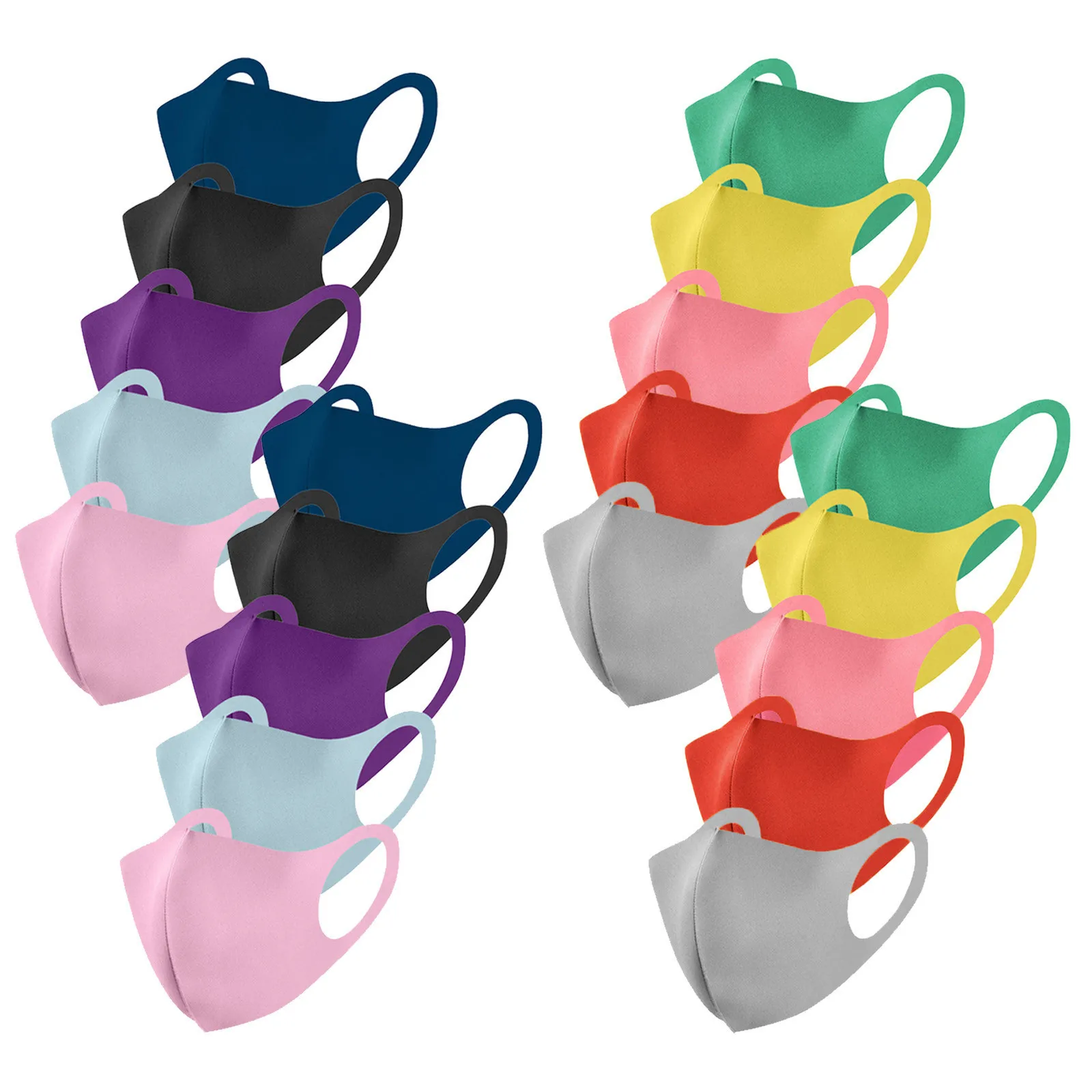 10/20pc Adult's Reusable Washable Face Mask Colorful Fabric Breathable PM2.5 masque Dustproof Protection Mask Mascarilla 
10/20pc Adult's Reusable Washable Face Mask Colorful Fabric Breathable PM2.5 masque Dustproof Protection Mask Mascarilla