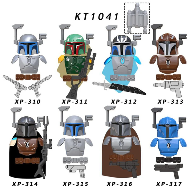 8 pcs/set star wars figures Mandalorian battle armor Boba Jango Vizsla Darksaber Vader Building Blocks brick Toys Gifts
8 pcs/set star wars figures Mandalorian battle armor Boba Jango Vizsla Darksaber Vader Building Blocks brick Toys Gifts