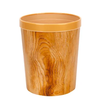 12L Trash Can Durable Garbage Can Waste Basket with Wood-Grain European Style Wastebin for Bathroom BJStore
12L Trash Can Durable Garbage Can Waste Basket with Wood-Grain European Style Wastebin for Bathroom BJStore