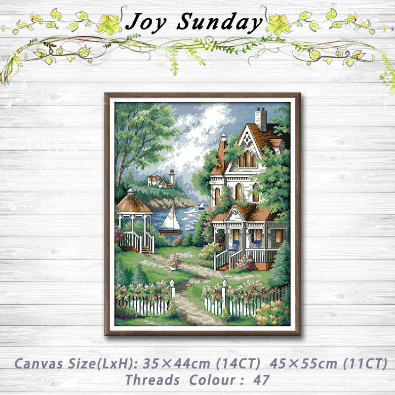 The seaside villa Patterns dmc 14CT 11CT Counted Cross Stitch Sets embroidery set Needlework kit chinese cross stitch Home decor
The seaside villa Patterns dmc 14CT 11CT Counted Cross Stitch Sets embroidery set Needlework kit chinese cross stitch Home decor