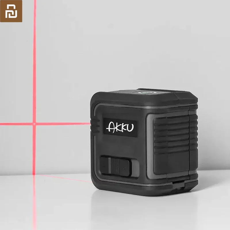 Youpin AKKU Laser Level Self-Leveling 360 Horizontal Vertical Cross Super Powerful Red Infrared laser For Smart Home | Канцтовары для