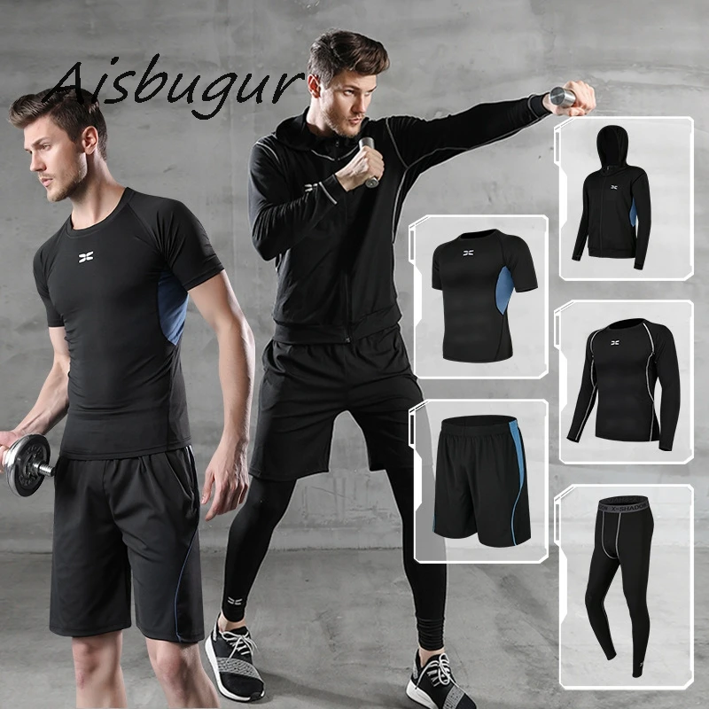 2019 Sports Suit Men Running Sets Quick Dry Basketball Gym Jogging Suit Compression Yoga Fitness Set Clothes Exercise Training
2019 Sports Suit Men Running Sets Quick Dry Basketball Gym Jogging Suit Compression Yoga Fitness Set Clothes Exercise Training