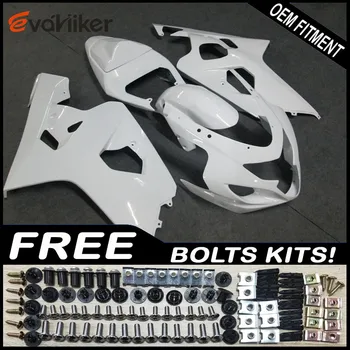Custom fairing for GSX-R600750 K4 2004-2005 ABS plastic motor Fairing kit Injection mold white+Gifts
Custom fairing for GSX-R600750 K4 2004-2005 ABS plastic motor Fairing kit Injection mold white+Gifts
