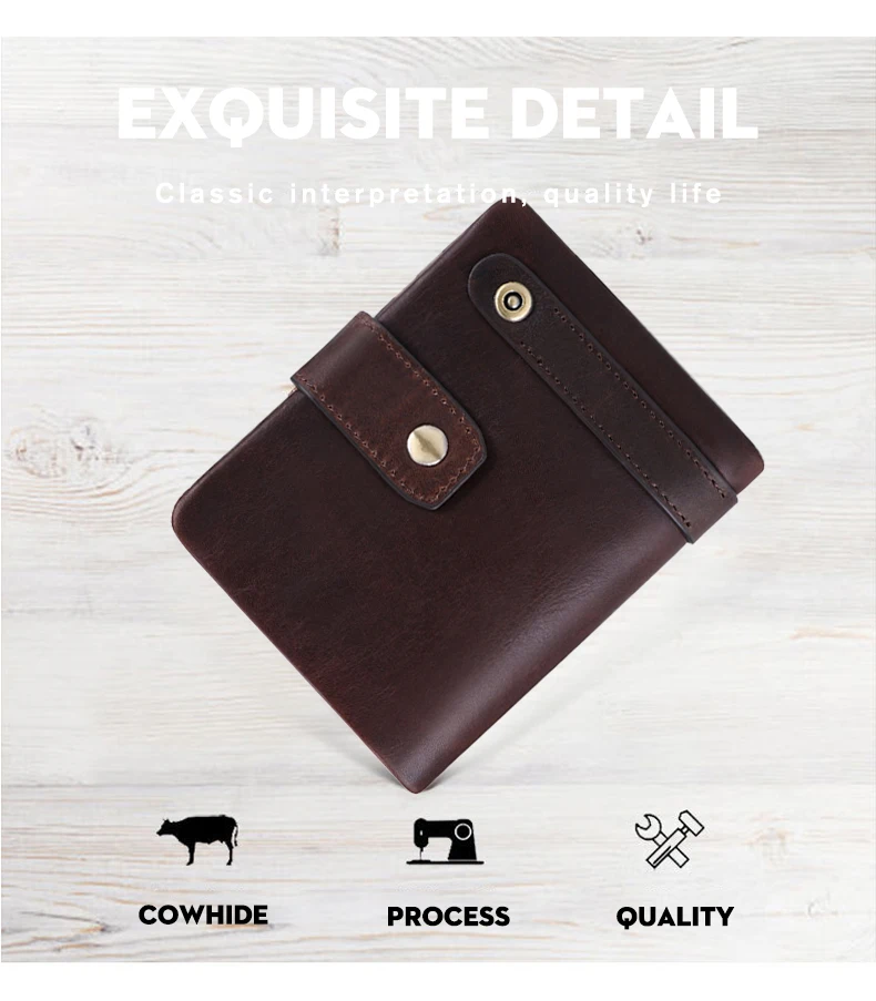 Cowboy – portefeuille en cuir de vache pour hommes, style court, de bonne qualité, porte-monnaie vintage, design tendance, livraison gratuite Cowboy – portefeuille en cuir de vache pour hommes, style court, de bonne qualité, porte-monnaie vintage, design tendance, livraison gratuite