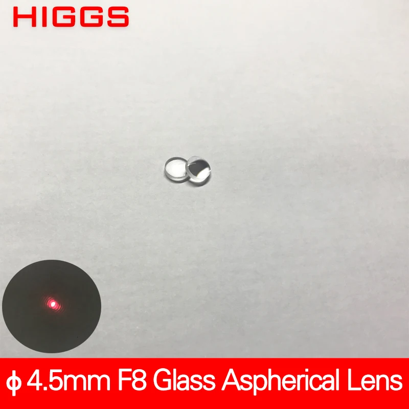 Высококачественная оптическая линза диаметром 4 5 мм Длина фокуса 8 с