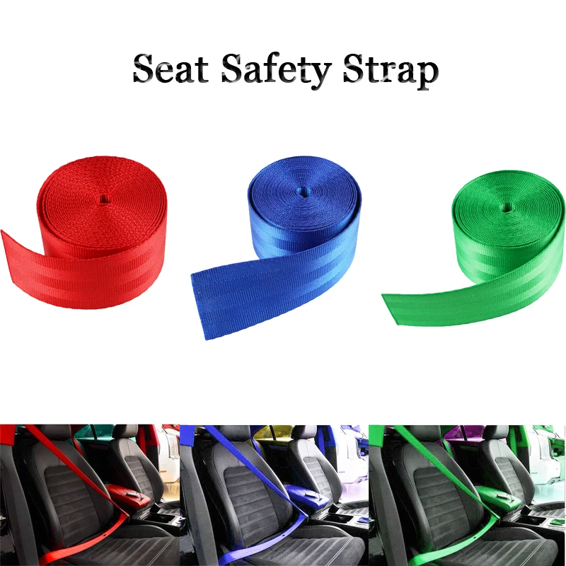Car 3.6M Red Seat Belt Webbing Polyester Seat Lap Retractable Nylon Safety Strap Red/Blue/Green For Universal
Car 3.6M Red Seat Belt Webbing Polyester Seat Lap Retractable Nylon Safety Strap Red/Blue/Green For Universal