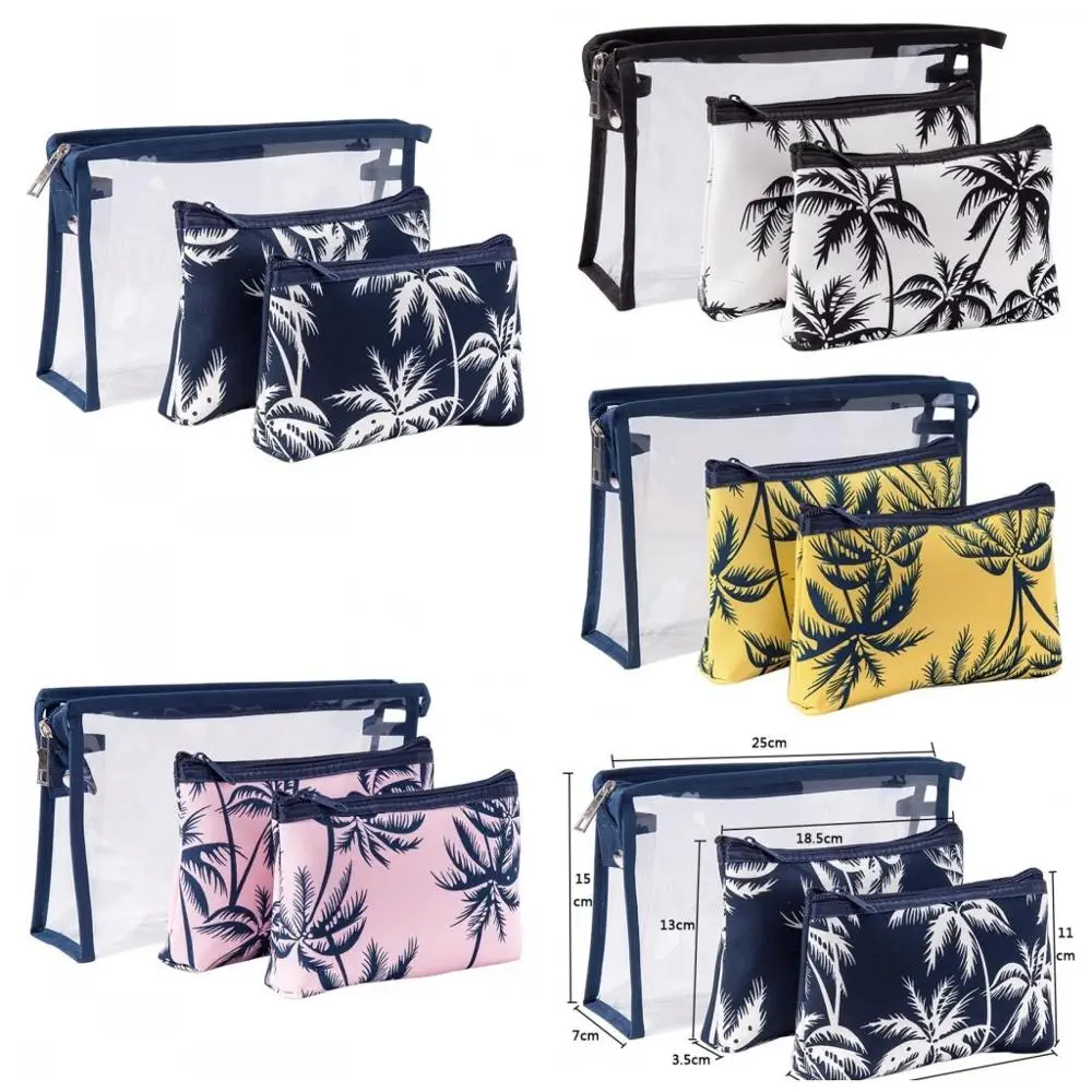 Travel Transparent Cosmetic Bag Landscape PVC Women Zipper Clear Makeup Bags Beauty Case Make Up Organizer Storage Bath Toiletry
Travel Transparent Cosmetic Bag Landscape PVC Women Zipper Clear Makeup Bags Beauty Case Make Up Organizer Storage Bath Toiletry