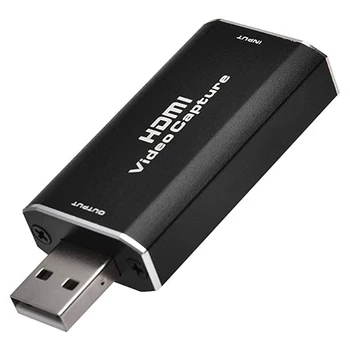 Video Capture Cards HDMI to USB2.0 Game Video and o Grabber Card Full HD 1080P Capture Recording Box
Video Capture Cards HDMI to USB2.0 Game Video and o Grabber Card Full HD 1080P Capture Recording Box