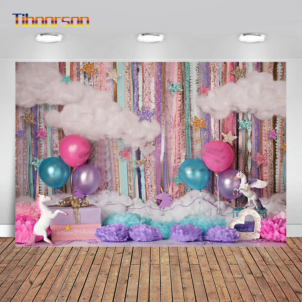 Colorful Sparkly Star Balloon Flower Unicorn Clouds Backdrops Children Kids Birthday Newborn Computer Print Party Background
Colorful Sparkly Star Balloon Flower Unicorn Clouds Backdrops Children Kids Birthday Newborn Computer Print Party Background