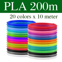 PLA/ABS Filament For 3D Pen Filament 10/20 10M Diameter 1.75mm 200M Plastic Filament for 3D Pen 3D Printer pen
PLA/ABS Filament For 3D Pen Filament 10/20 10M Diameter 1.75mm 200M Plastic Filament for 3D Pen 3D Printer pen