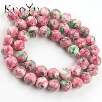 Pink Green Jaspers Rain Flower Stone Beads Round Loose Spacer Beads For Jewelry Making Diy Bracelet Necklace 4/6/8/10/12mm 15"
Pink Green Jaspers Rain Flower Stone Beads Round Loose Spacer Beads For Jewelry Making Diy Bracelet Necklace 4/6/8/10/12mm 15"