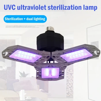 2 in 1 Disinfection/ Lighting Lamp Indoor LED UV Light E27 Disinfection Lamp UVC Sterilizer Sterilization Light Mite Removal
2 in 1 Disinfection/ Lighting Lamp Indoor LED UV Light E27 Disinfection Lamp UVC Sterilizer Sterilization Light Mite Removal