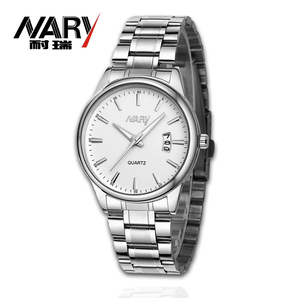 Nary/NARY Hot Selling MEN'S Quartz Watch Steel Belt Simple Business-Style Single Calendar Watrproof Watch 6115
Nary/NARY Hot Selling MEN'S Quartz Watch Steel Belt Simple Business-Style Single Calendar Watrproof Watch 6115