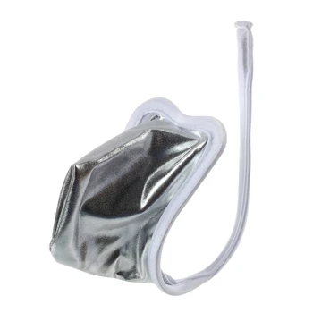 Faux Leather C-string Thong Invisible Underwear Panty for Men - Silver
Faux Leather C-string Thong Invisible Underwear Panty for Men - Silver