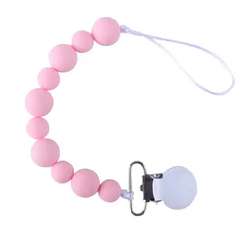Handmade Silicone Pacifier Chains Safe Baby Teether Pacifier Clips Holder Chain P31B
Handmade Silicone Pacifier Chains Safe Baby Teether Pacifier Clips Holder Chain P31B