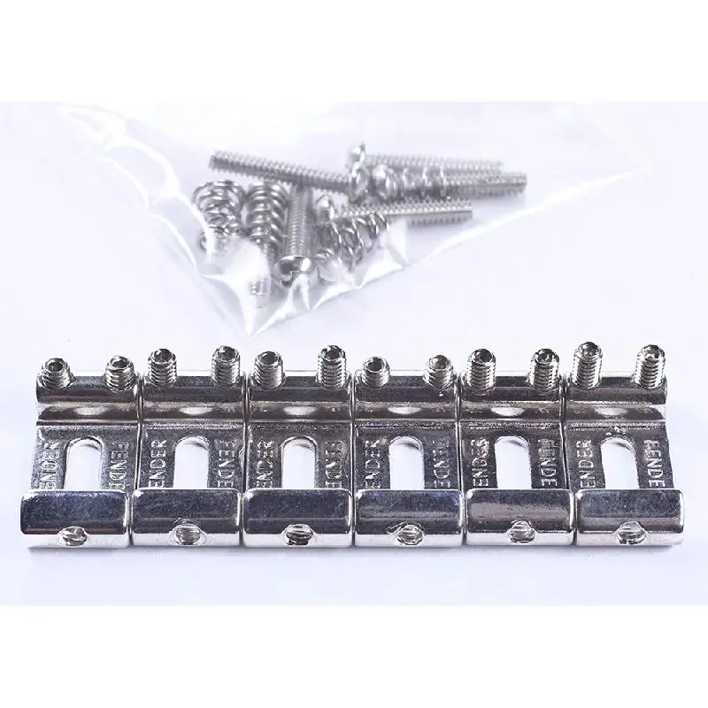 6 Roller Vibrato Bridge Pull String Code Electric Guitar Saddle For The Stratocaster Telecaster 3.2 * 1 * 0.5cm Nickel Metal
6 Roller Vibrato Bridge Pull String Code Electric Guitar Saddle For The Stratocaster Telecaster 3.2 * 1 * 0.5cm Nickel Metal