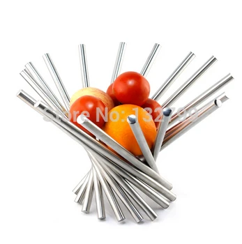 De acero inoxidable completa fruta estante bandeja de fruta creativa plegable cesta platos modernismo casa
De acero inoxidable completa fruta estante bandeja de fruta creativa plegable cesta platos modernismo casa