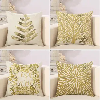 Modern Nordic Gold Geometric Cushion Cover Tropical Leaf Pillow Case 45*45cm For Home Decor Sofa Decorative Pillows Pillowcase
Modern Nordic Gold Geometric Cushion Cover Tropical Leaf Pillow Case 45*45cm For Home Decor Sofa Decorative Pillows Pillowcase