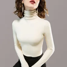 Women Doble side Dralon T-shirt Turtleneck Long Sleeve Women clothings for Winter Warmkeeping Solid color Lady t-shirts 
Women Doble side Dralon T-shirt Turtleneck Long Sleeve Women clothings for Winter Warmkeeping Solid color Lady t-shirts