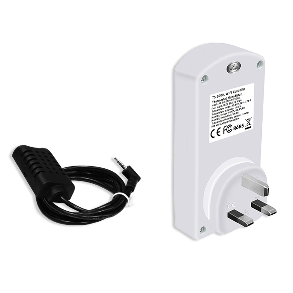 Temperature Controller Multifunction Humidity Electric Outlet Timer Socket Thermostat Smart Switch APP Manual Wifi Wireless
Temperature Controller Multifunction Humidity Electric Outlet Timer Socket Thermostat Smart Switch APP Manual Wifi Wireless