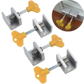 4 Pcs Adjustable Sliding Window Locks Stop Aluminum Alloy Door Frame Security Lock with Keys Home Office Safety window Lock
4 Pcs Adjustable Sliding Window Locks Stop Aluminum Alloy Door Frame Security Lock with Keys Home Office Safety window Lock