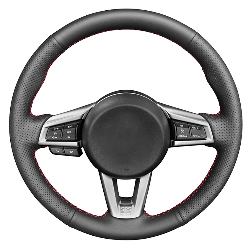 Черная искусственная кожа, прошитая вручную, для Mazda чехол рулевого колеса автомобиля 2015, 2016, 2017, 2018, 2019, 2020
Черная искусственная кожа, прошитая вручную, для Mazda чехол рулевого колеса автомобиля 2015, 2016, 2017, 2018, 2019, 2020