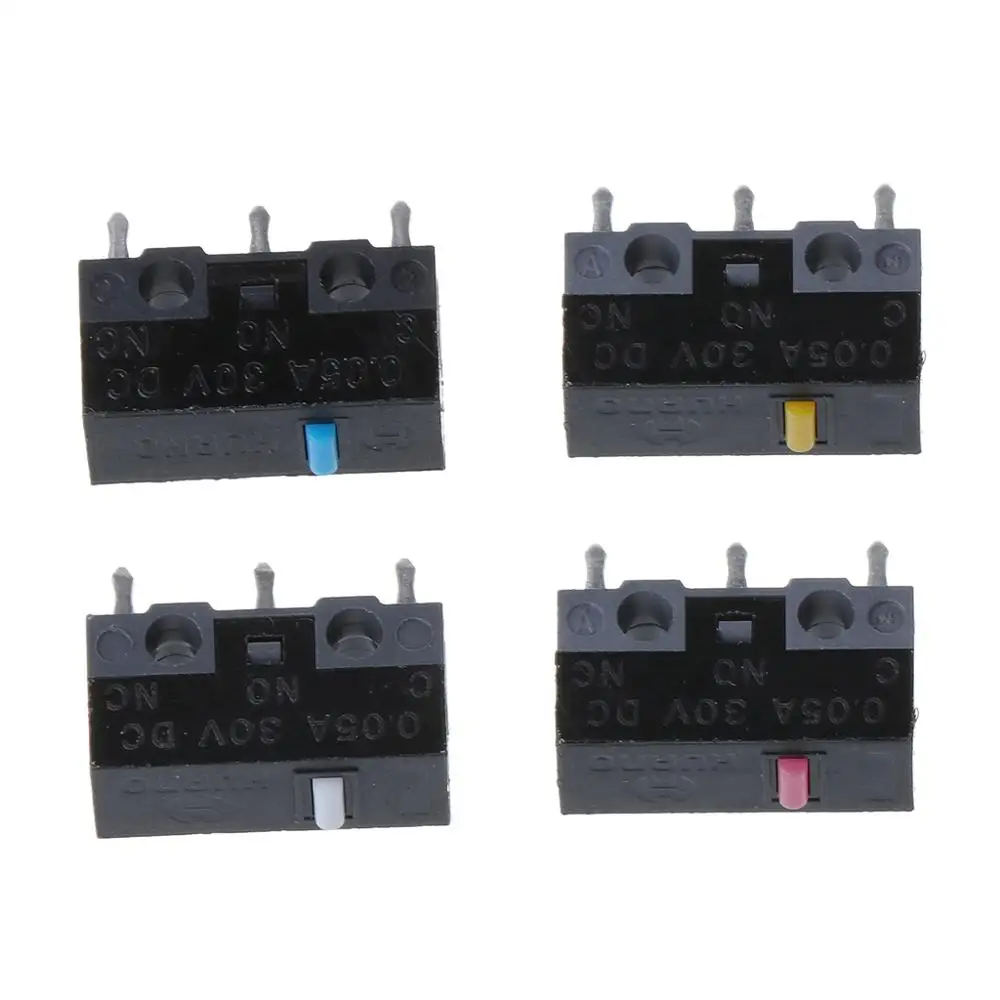 Cost-effective 5Pcs Original HUANO Mouse Micro Switch Micro Buttonlong click life Life 4 types to meet your needs
Cost-effective 5Pcs Original HUANO Mouse Micro Switch Micro Buttonlong click life Life 4 types to meet your needs