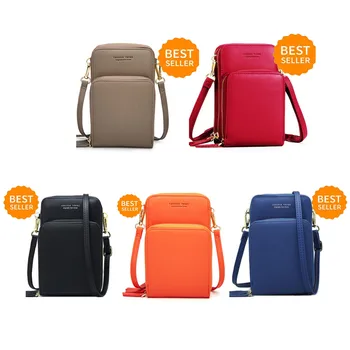 Besegad Women Fashion PU Leather Phone Bag Crossbody Shoulder Purse Handbag Wallet with 3 Zipper Pockets for Use 4x2x7in
Besegad Women Fashion PU Leather Phone Bag Crossbody Shoulder Purse Handbag Wallet with 3 Zipper Pockets for Use 4x2x7in