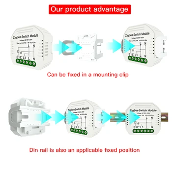For Tuya ZigBee 3.0 Wifi Smart Light Switch Diy Breaker Module Smart Life Tuya APP Remote Control Works With Alexa Google Home
For Tuya ZigBee 3.0 Wifi Smart Light Switch Diy Breaker Module Smart Life Tuya APP Remote Control Works With Alexa Google Home