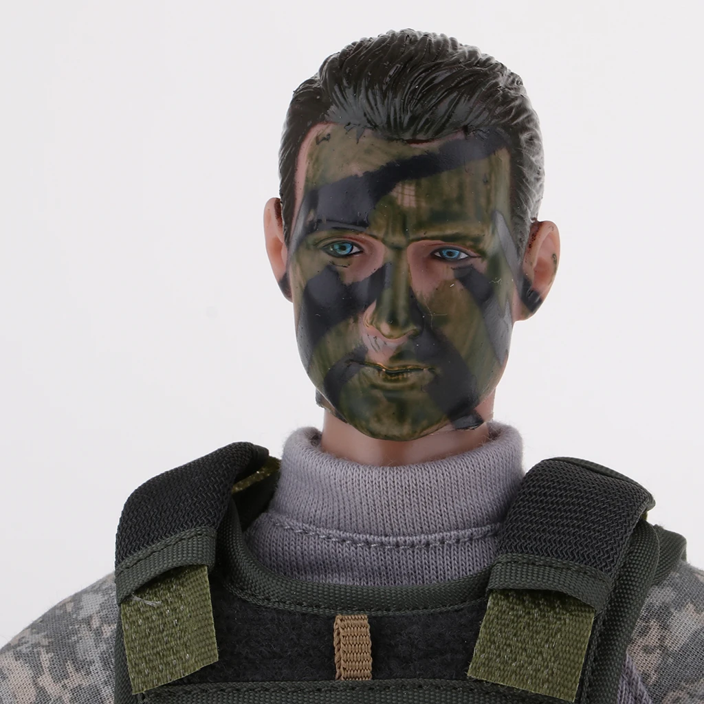 1/6 Scale Collectible Army Special Forces Soldier Combat SWAT 12'' Police Action Figures with Accessories NB02A Display Model 1/6 Scale Collectible Army Special Forces Soldier Combat SWAT 12'' Police Action Figures with Accessories NB02A Display Model