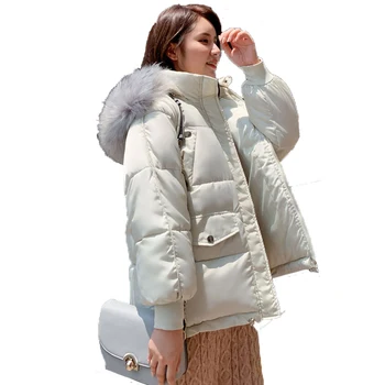 women winter parkas thick solid beige cotton padded jackets 2020 fashion hooded with fur collar loose warm female coats ladies
women winter parkas thick solid beige cotton padded jackets 2020 fashion hooded with fur collar loose warm female coats ladies