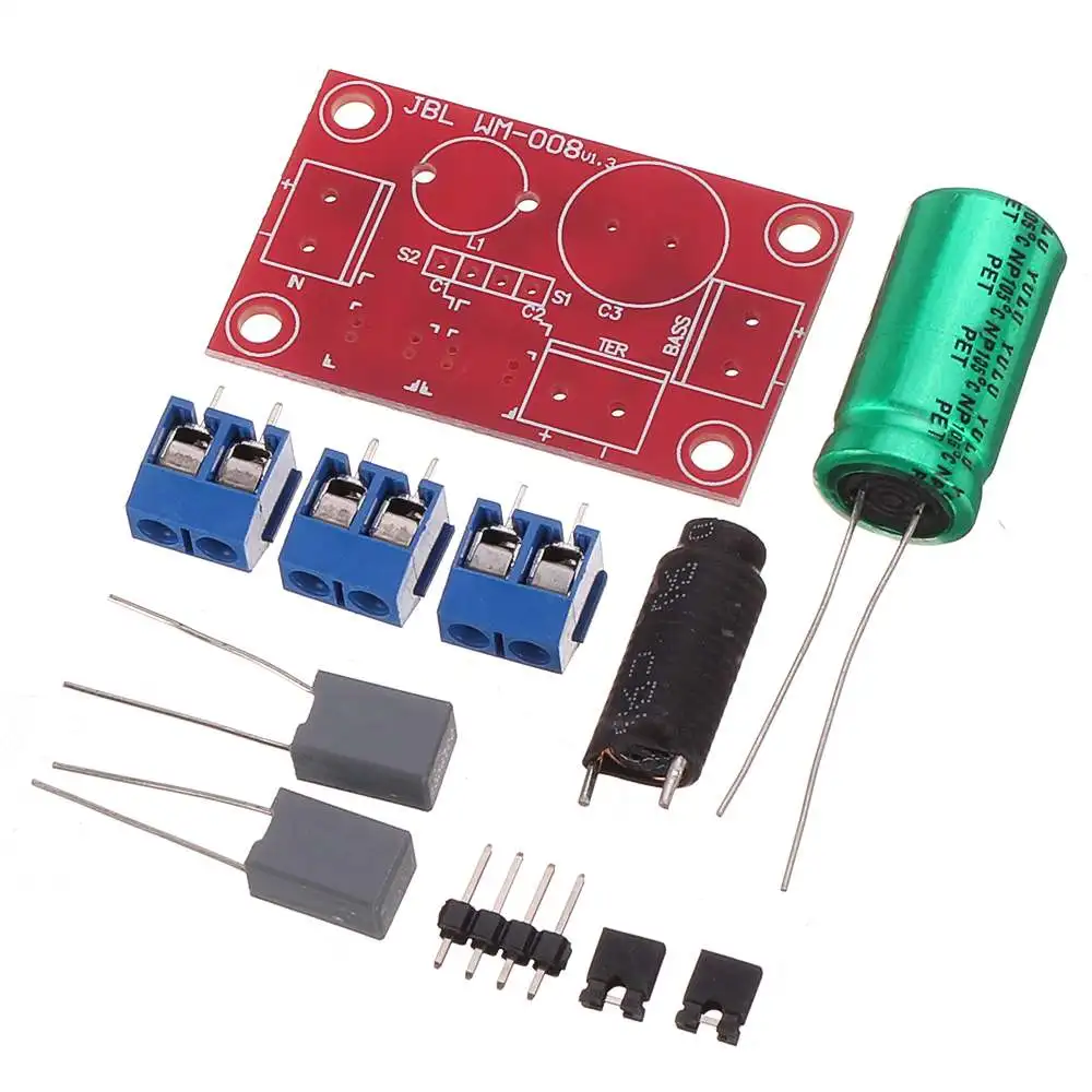 Two-way Speaker Audio Crossover KitFever Debuggable HIFI Speaker High and Low Sound Two-way Speaker Audio Crossover Kit
Two-way Speaker Audio Crossover KitFever Debuggable HIFI Speaker High and Low Sound Two-way Speaker Audio Crossover Kit