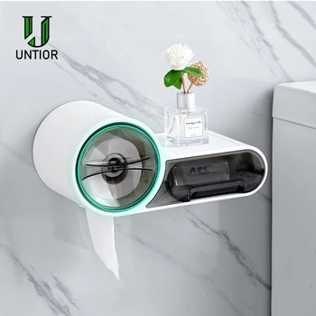 UNTIOR New Waterproof Toilet Paper Holder Wall Mounted Bathroom Paper Tissue Box Roll Paper Storage Box Bathroom Accessories
UNTIOR New Waterproof Toilet Paper Holder Wall Mounted Bathroom Paper Tissue Box Roll Paper Storage Box Bathroom Accessories