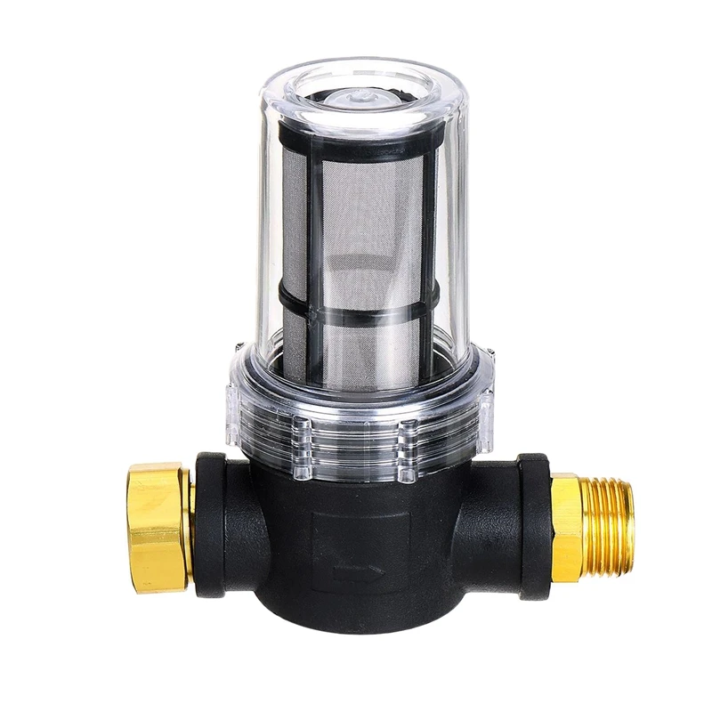 100 Mesh Garden Hose Filter Attachment For Pressure Washers Pump Inlet Filter 3/4 Inch Hose Connector Garden Accessories(Eu Stan
100 Mesh Garden Hose Filter Attachment For Pressure Washers Pump Inlet Filter 3/4 Inch Hose Connector Garden Accessories(Eu Stan
