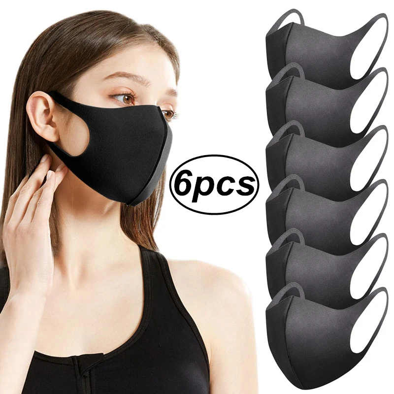 6PCS Mouth Mask Cotton Blend Anti Dust Pollution Nose Protection Unisex Sponge Face Mouth Mask Fashion Reusable Black Masks
6PCS Mouth Mask Cotton Blend Anti Dust Pollution Nose Protection Unisex Sponge Face Mouth Mask Fashion Reusable Black Masks