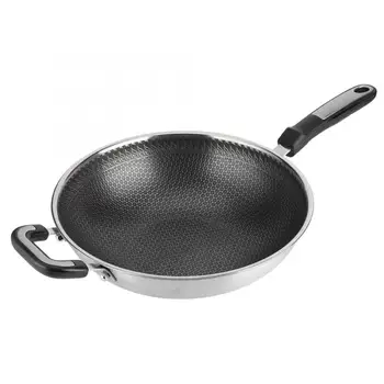 Cookware Household Kitchen Stainless Steel Pot Non-stick Pan Cooking Utensil for Induction Cooker Kitchen Cooking Wok
Cookware Household Kitchen Stainless Steel Pot Non-stick Pan Cooking Utensil for Induction Cooker Kitchen Cooking Wok