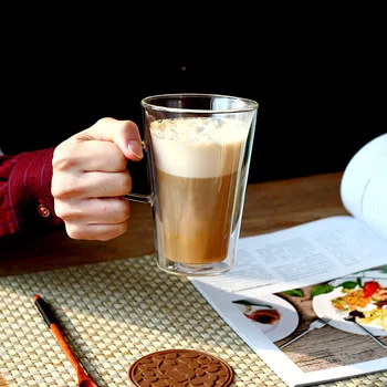 New European Style Professional Cafe Coffee Mug Cappuccino Cup Trapezoid Two Thicknesses Home Used Assam Milk Tea Glass Tumbler 
New European Style Professional Cafe Coffee Mug Cappuccino Cup Trapezoid Two Thicknesses Home Used Assam Milk Tea Glass Tumbler