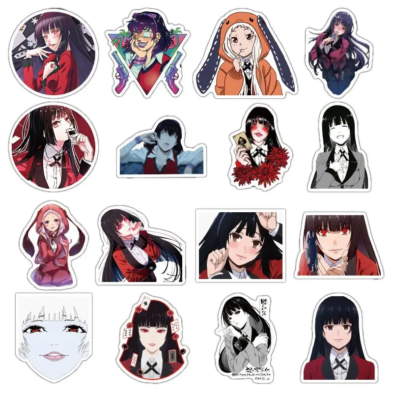 TUHAO Anime Kakegurui Stickers Pack Suitcase Graffiti Laptop Skateboard Luggage Fridge Phone Children Stickers Decal Toy Gift 50Pcs TUHAO Anime Kakegurui Stickers Pack Suitcase Graffiti Laptop Skateboard Luggage Fridge Phone Children Stickers Decal Toy Gift 50Pcs